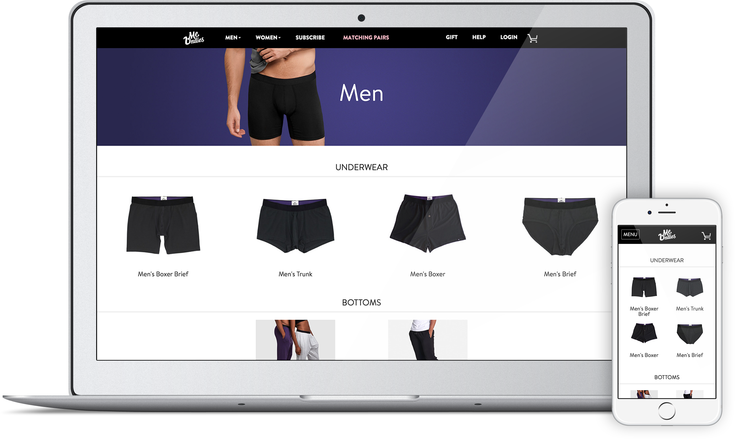 MeUndies - EcommerceShowcase